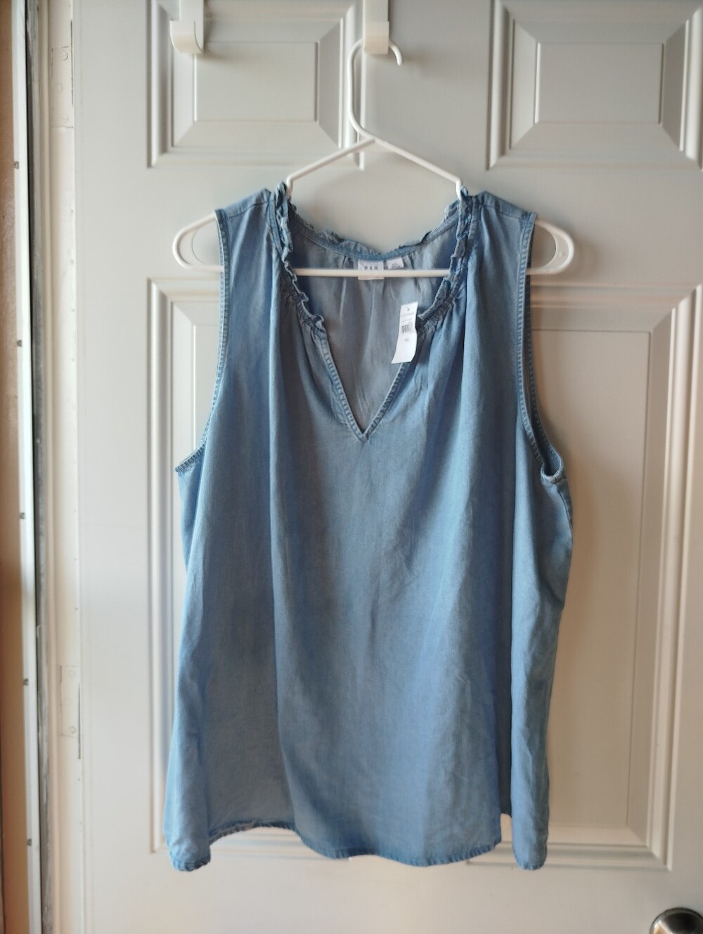 GAP Light Blue Denim Top
